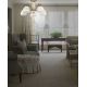 Lustre aplicate - Lustra aplicata clasica din alama 5 brate design italian 8606