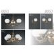 Candelabre, Lustre - Candelabru din alama cu 3 brate design italian 8650