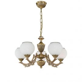 Candelabre, Lustre - Candelabru din alama cu 5 brate design italian 8650