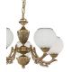 Candelabre, Lustre - Candelabru din alama cu 5 brate design italian 8650