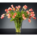 Aranjament floral mediu design LUX FAZZOLETTO TULIP