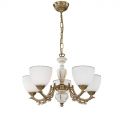 Candelabru din alama cu 5 brate design italian 8656