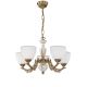 Candelabre, Lustre - Candelabru din alama cu 5 brate design italian 8656