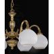 Candelabre, Lustre - Candelabru din alama cu 5 brate design italian 9300