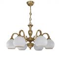 Candelabru din alama cu 6 brate design italian 9300