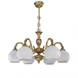 Candelabre, Lustre - Candelabru din alama cu 6 brate design italian 9300