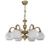 Candelabru din alama cu 6 brate design italian 9300