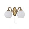 Aplica de perete clasica 2 brate din alama design italian 9300
