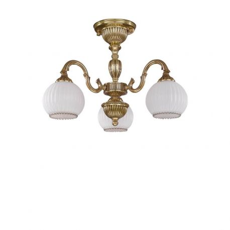 Lustre aplicate - Lustra aplicata cu 3 brate din alama design italian 9300