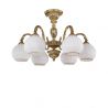 Lustra aplicata cu 6 brate din alama design italian 9300