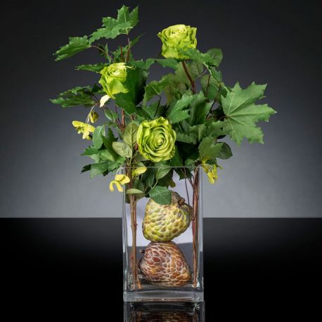 Aranjamente florale LUX - Aranjament floral mediu design LUX CANADIAN ROSES