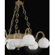 Lustre aplicate - Lustra clasia din alama 6+2 design italian 9300