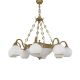 Lustre aplicate - Lustra clasia din alama 8+3 design italian 9300