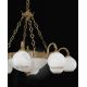 Lustre aplicate - Lustra clasia din alama 8+3 design italian 9300