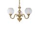 Candelabre, Lustre - Candelabru din alama cu 3 brate design italian 9350