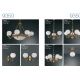 Candelabre, Lustre - Candelabru din alama cu 3 brate design italian 9350