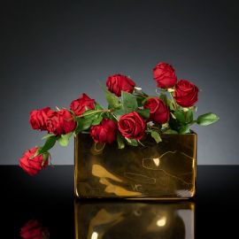 Aranjamente florale LUX - Aranjament floral mediu design LUX TRANSILVANIA ROSES