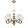 Candelabru din alama cu 5 brate design italian 9350