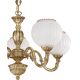 Candelabre, Lustre - Candelabru din alama cu 5 brate design italian 9350