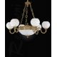 Candelabre, Lustre - Candelabru clasic din alama 6+2 design italian 9350