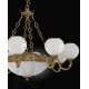 Candelabre, Lustre - Candelabru clasic din alama 8+3 design italian 9350