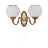 Aplica clasica din alama cu 2 brate design italian 9350