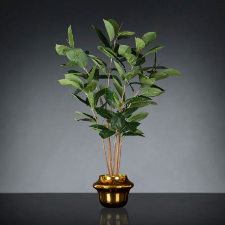 Aranjamente florale LUX - Aranjament floral mare decor festiv design LUX GOLD ATOLLO FICUS H-118cm