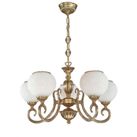 Candelabre, Lustre - Candelabru din alama cu 5 brate design italian 8550