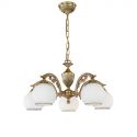 Candelabru din alama cu 5 brate design italian 8600