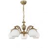 Candelabru din alama cu 5 brate design italian 8600