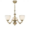 Candelabru din alama cu 3 brate design italian 7055