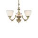 Candelabre, Lustre - Candelabru din alama cu 3 brate design italian 7055