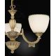 Candelabre, Lustre - Candelabru din alama cu 3 brate design italian 7055