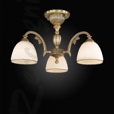 Lustre aplicate - Lustra aplicata din alama cu 3 brate design italian 7055