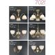 Lustre aplicate - Lustra aplicata din alama cu 3 brate design italian 7055