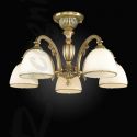 Lustra aplicata din alama cu 5 brate design italian 7055