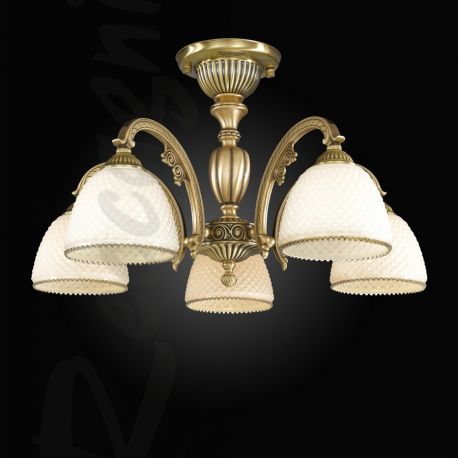Lustre aplicate - Lustra aplicata din alama cu 5 brate design italian 7055