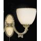 Aplice, corpuri de iluminat pentru pereti - Aplica clasica din alama cu 2 brate design italian 7055