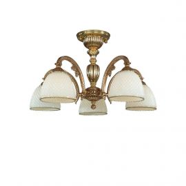 Lustre aplicate - Lustra aplicata din alama cu 5 brate design italian 7125