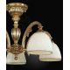 Lustre aplicate - Lustra aplicata din alama cu 5 brate design italian 7125
