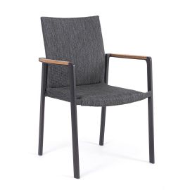 Scaune - Set de 4 scaune elegante de exterior JALISCO CHARCOAL