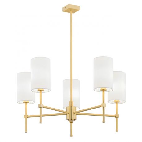 Candelabre, Lustre - Lustra cu 5 brate eleganta ABRUZZO alb