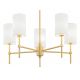 Candelabre, Lustre - Lustra cu 5 brate eleganta ABRUZZO alb