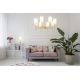 Candelabre, Lustre - Lustra cu 8 brate eleganta ABRUZZO alb