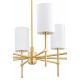 Candelabre, Lustre - Lustra cu 8 brate eleganta ABRUZZO alb