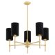 Candelabre, Lustre - Lustra cu 5 brate eleganta ABRUZZO negru