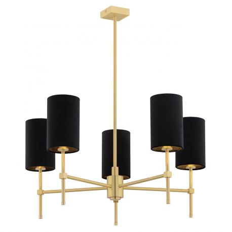Candelabre, Lustre - Lustra cu 5 brate eleganta ABRUZZO negru