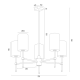 Candelabre, Lustre - Lustra cu 5 brate eleganta ABRUZZO negru
