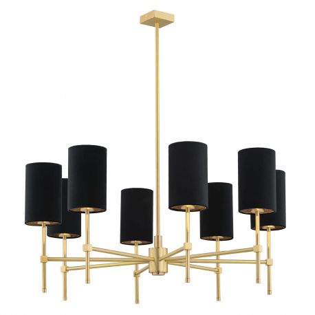 Candelabre, Lustre - Lustra cu 8 brate eleganta ABRUZZO negru