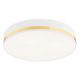 Plafoniere - Plafoniera design modern AMORE alb, diametru 25cm